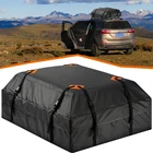 Большая водонепроницаемая багажная сумка на крышу автомобиля, 1 шт., Верхняя багажная стойка на крыше, багажник, универсальный черный контейнер для хранения, дорожный автомобильный фургон