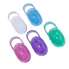 5 цветов Детская пустышка на цепочке с прищепкой, коробка для хранения Портативный Младенцы пустышки для младенцев соска Колыбель чехол для путешествий Пылезащитный чехол Аксессуары для кормления