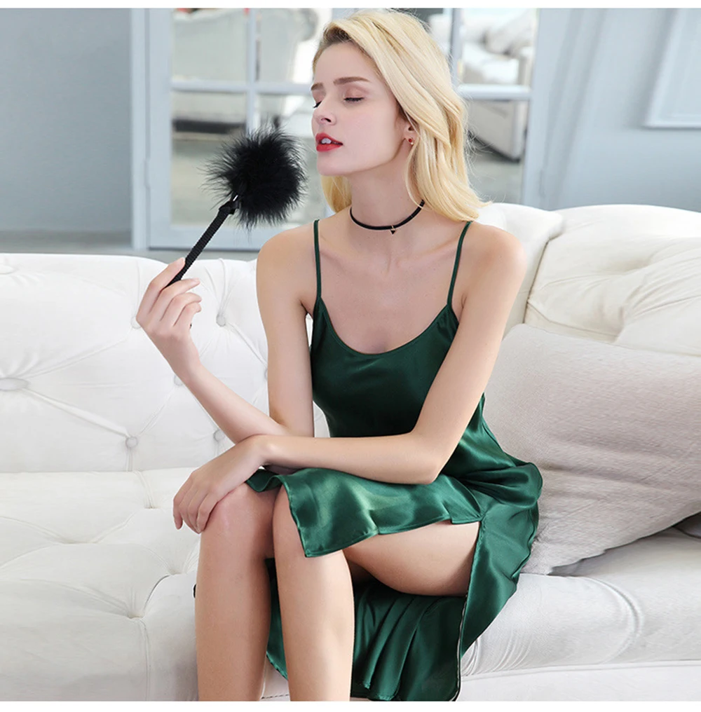 

100% Mulberry Silk Pajamas Women Real Silk Sleepwear Pyjamas Silk Suspender Vestido Backless Sexy Smooth Draping Household S9140