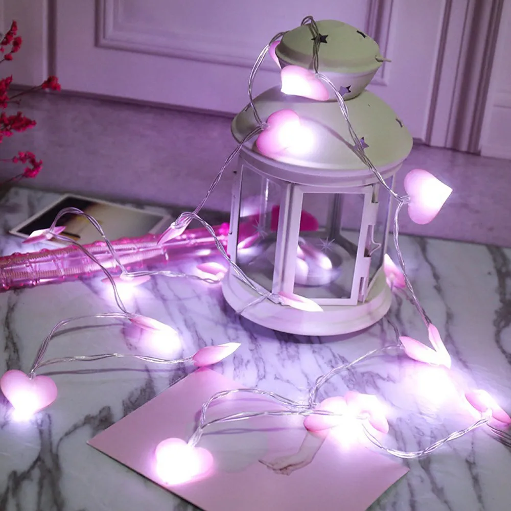 

1M 10LEDs 2A Battery Romantic LED String Lights for Xmas Garland Party Wedding Decoration Christmas Flasher Fairy Lights FDH