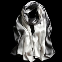 2021100 silk scarf luxury brand women scarf natural silk hijab shawls lady women pashimina female echarpe satin stole bandana