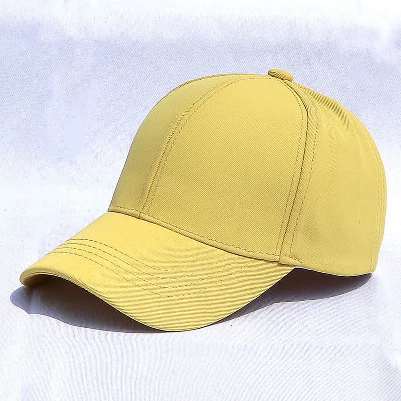 

High Quality Baseball Cap for Men and Women Fashion Cotton Solid Color Hat Washable Casual Hat