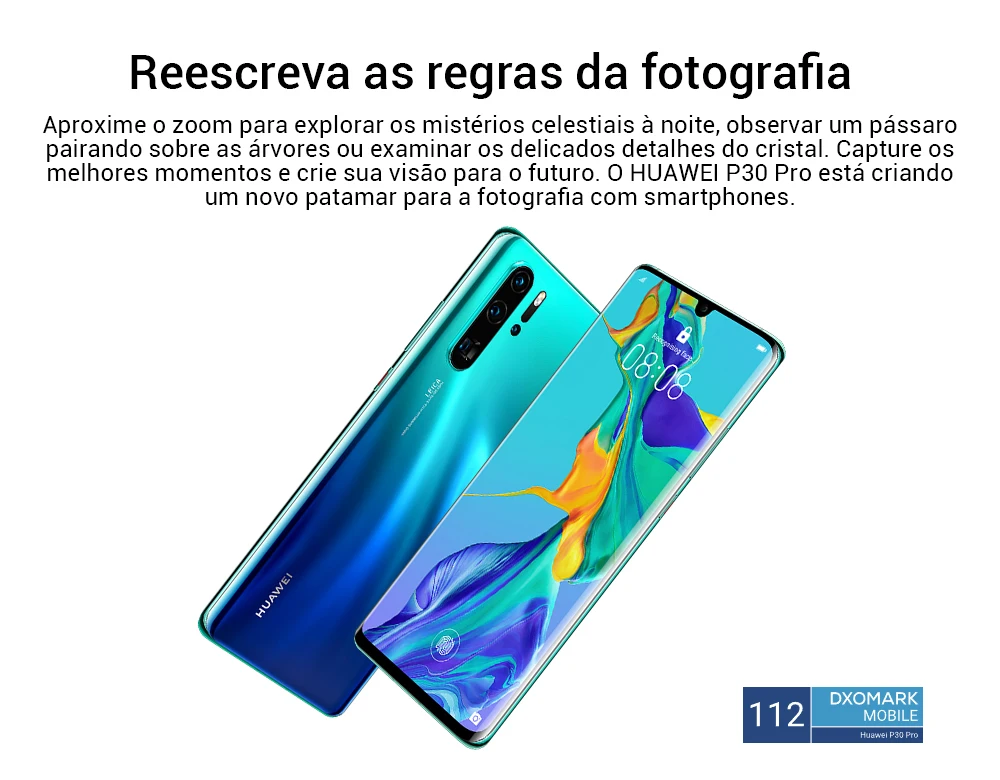Глобальная версия huawei P30 Pro 8 Гб 256 Kirin 980 Octa, четыре ядра, смартфон с функцией отпечатков пальцев(50x цифровой зум Quad Камера 6,47 ''Full Экран OLED NFC