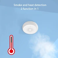 k1ka smart smoke detector alert gas alarm system sensor work alarm home security safety protection fire equipment
