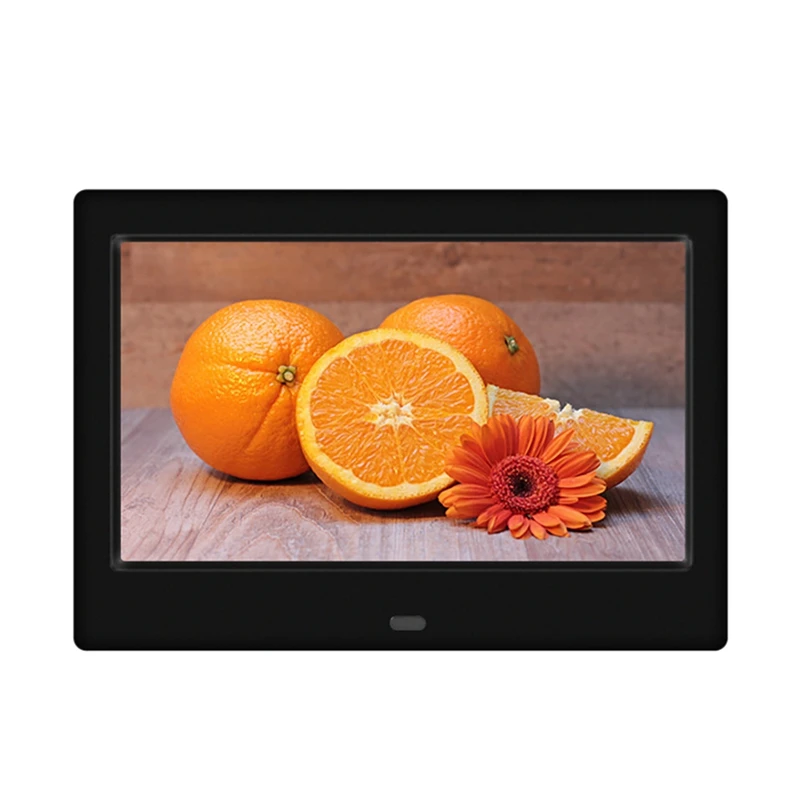

HOT-7 Inch 800X480 HD Digital Photo Frame 16:9 Big Screen Display Electronic Picture Video Black