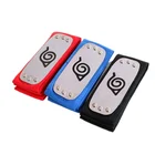 Повязка на голову ниндзя, аксессуары для косплея, осенняя повязка на голову в стиле аниме, синий, красный, черный, игрушечная бутафория