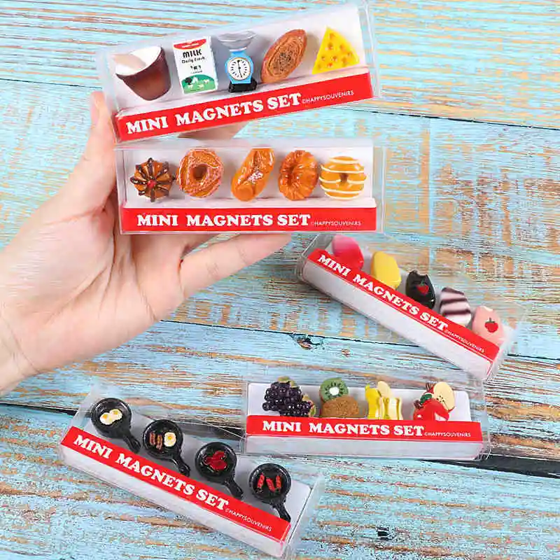 Мультфильм холодильник для пищи паста магнит украшение творческая личность 3D