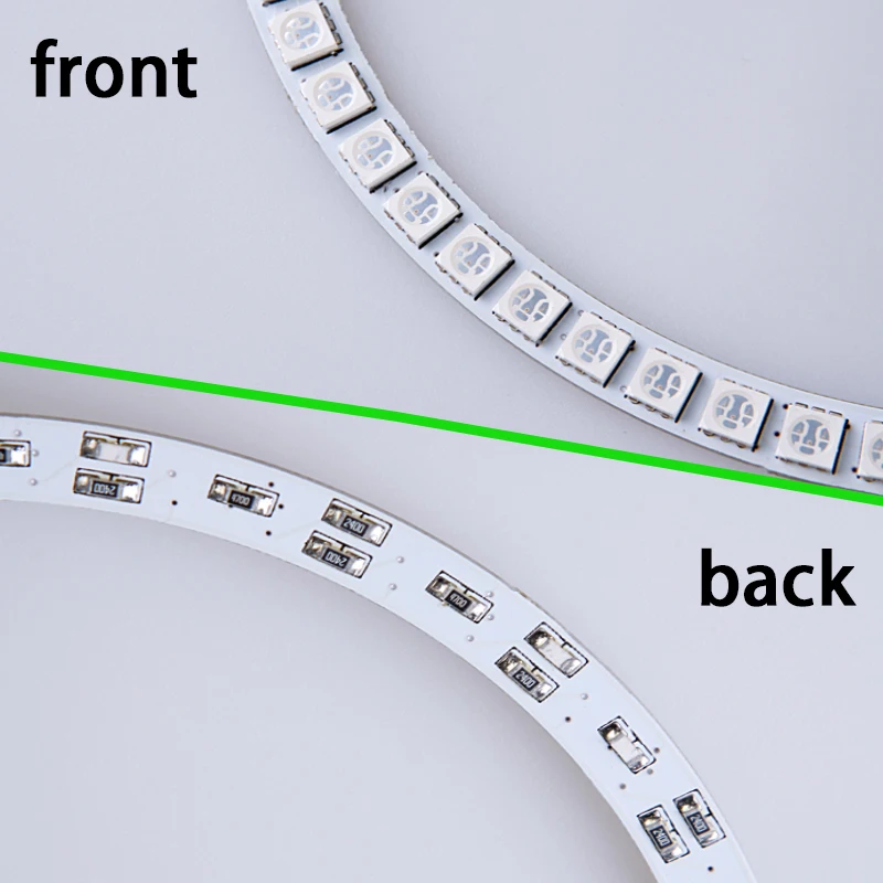 Супер яркий цвет 7 RGB комплект светодиодов глаза ангела с Дистанционный пульт