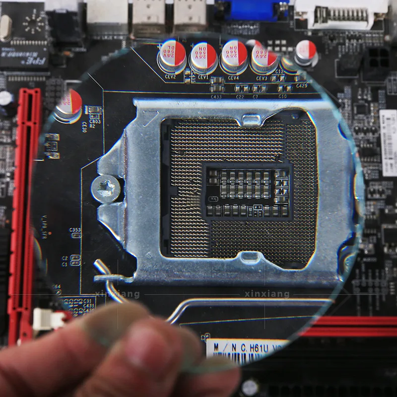 Двойная выпуклая настольная увеличительная линза 90 мм предназначенная для