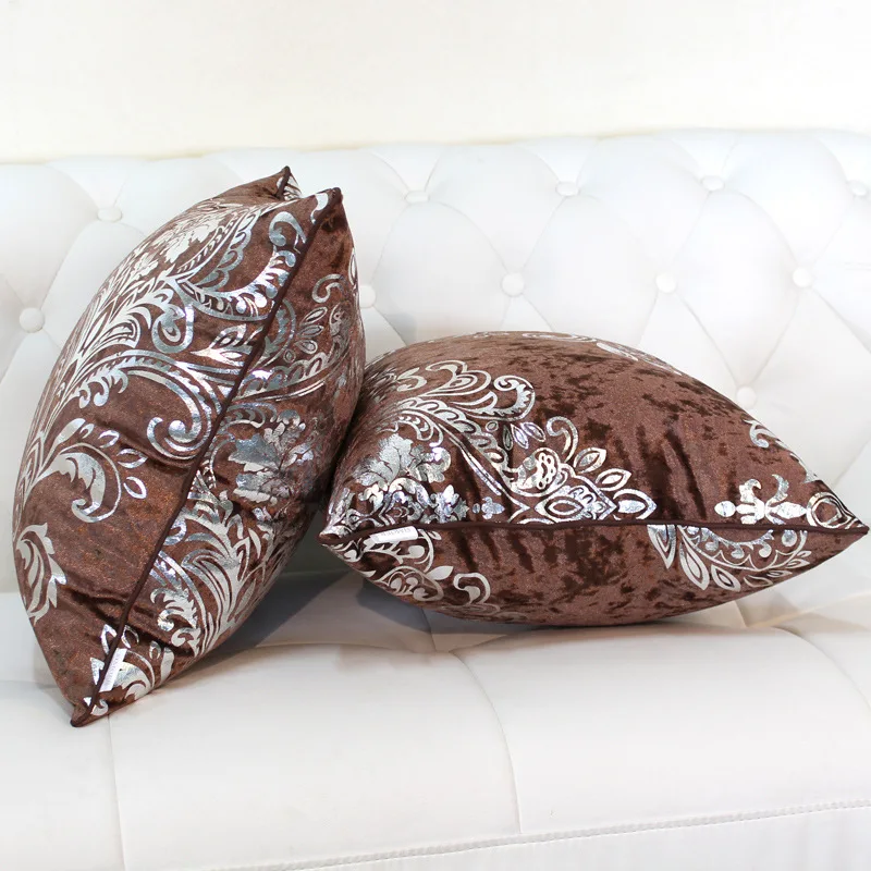 Роскошный Европейский чехол для подушки новая индивидуальная бронзовая