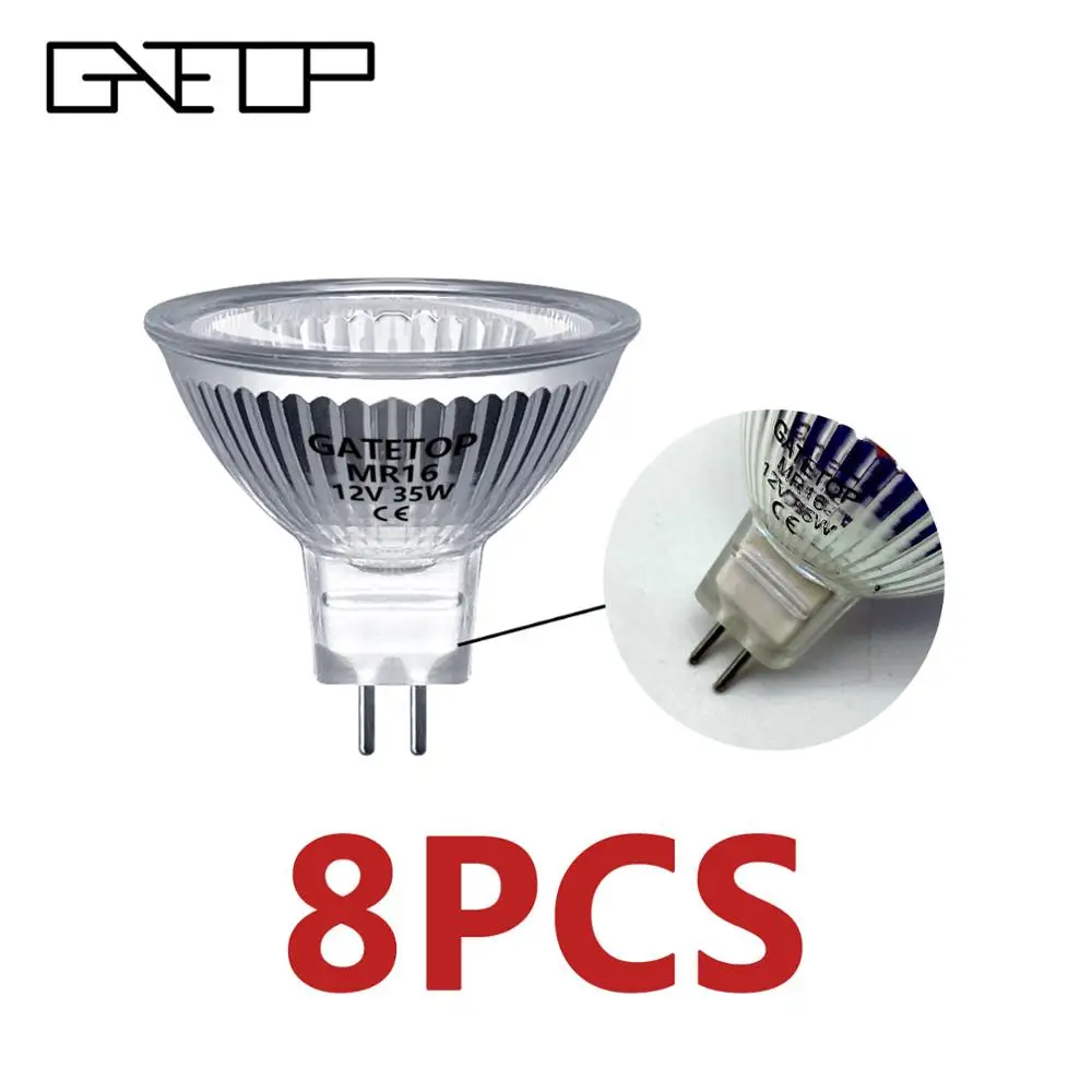 

Spotlight Halogen Lamp 8Pcs/Lot MR16 35W 12V Energy Saving GU5.3 Hot Size