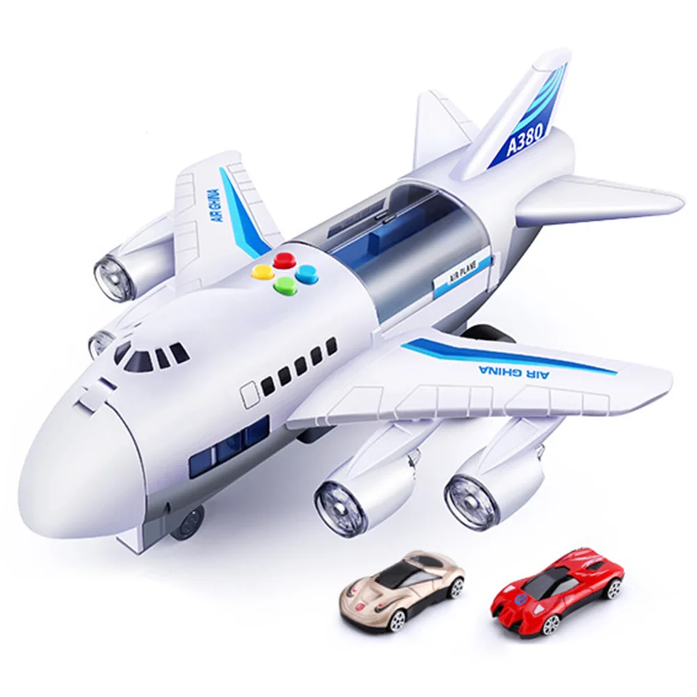 

Kids Track Inertia Airplane Model Enlightenment Large Gifts Aircraft Toy Early Education Story Light Music Funny Children