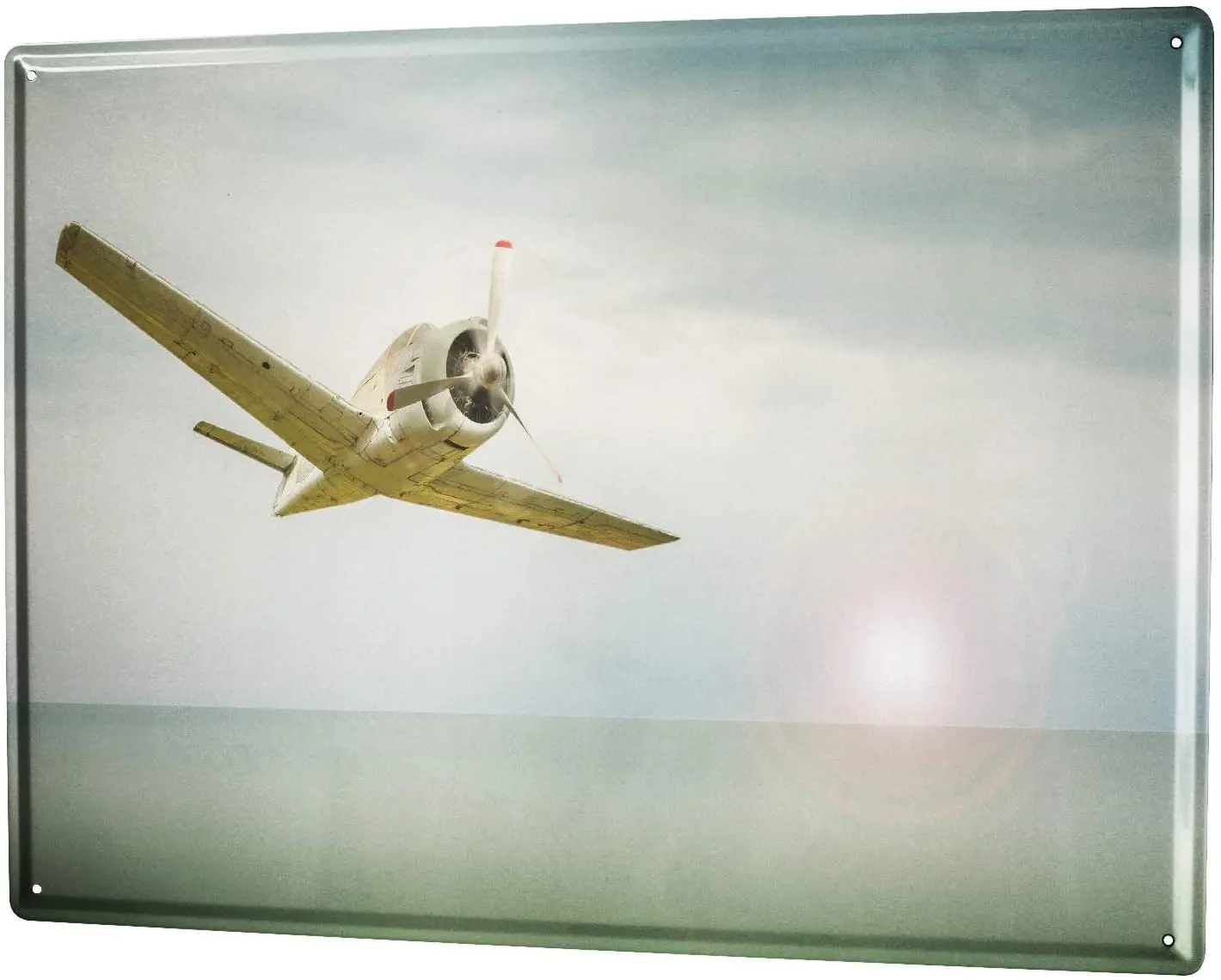 

Пластина самолета аэропорта пропеллер плакат Забавный знак жестяное искусство фотоалюминиевое Ретро металлический жестяной знак 20x30 см