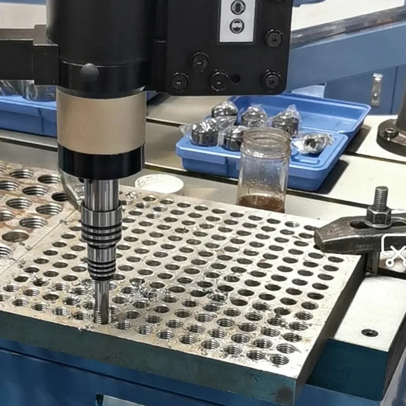 220V 1pc M3-M16 Universal Electric Tapping Machine Tapper Machine-working Taps Threading with Chuck | Инструменты