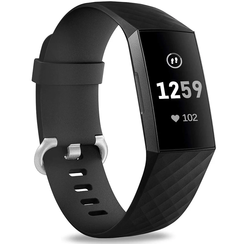 BOX W полосы совместимы с Fitbit Charge 3 водонепроницаемый сменный ремешок для часов