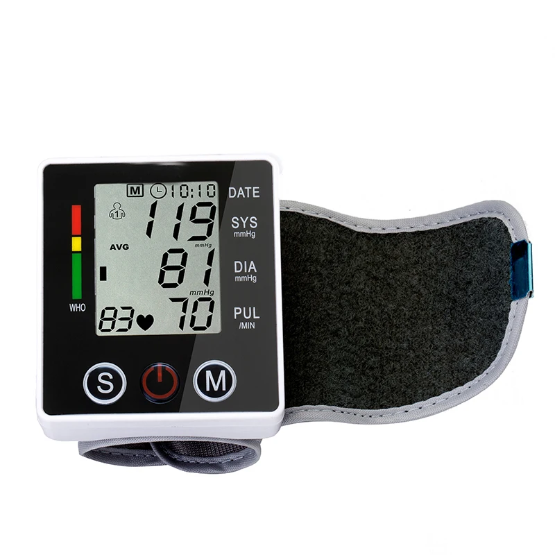 Монитор артериального давления на запястье медицинский тонометр с голосовым