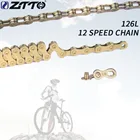 ZTTO MTB 12 Скорость цепь золотая 12 s Орел Golden 12 Скорость цепи x1 x12 1x12 Системы разъем в комплекте 126L ссылки для велосипеда