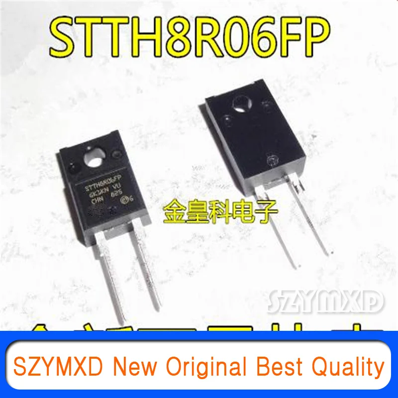 

10Pcs/Lot New Original STTH8R06FP STTH8R06 600V 8A TO-220FP integrated IC chip In Stock