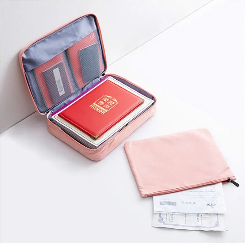 Вместительная папка для файлов формата А4 сумка хранения документов из ткани