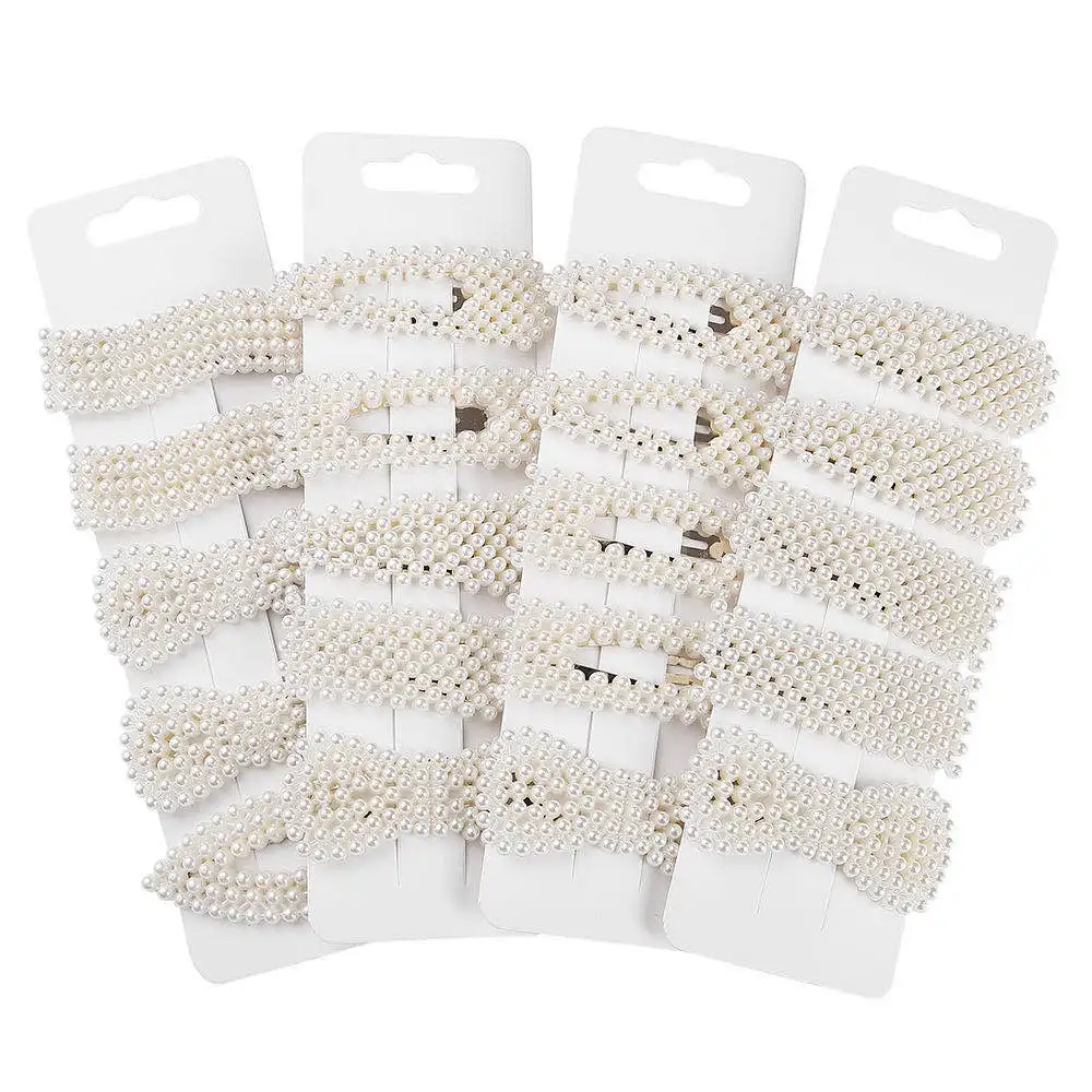 

5PCS/Set Korean Fashion Pearl Hair Clips For Women Headwear Elegant Hairpins Alloy BB Hairgrip Barrettes Girls Hair Accessories