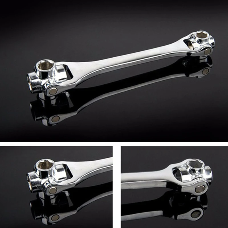 1Piece Household Wrench 8-21mm 8 IN 1 Socket Spanner Key Multi Tool Hand Tools | Инструменты