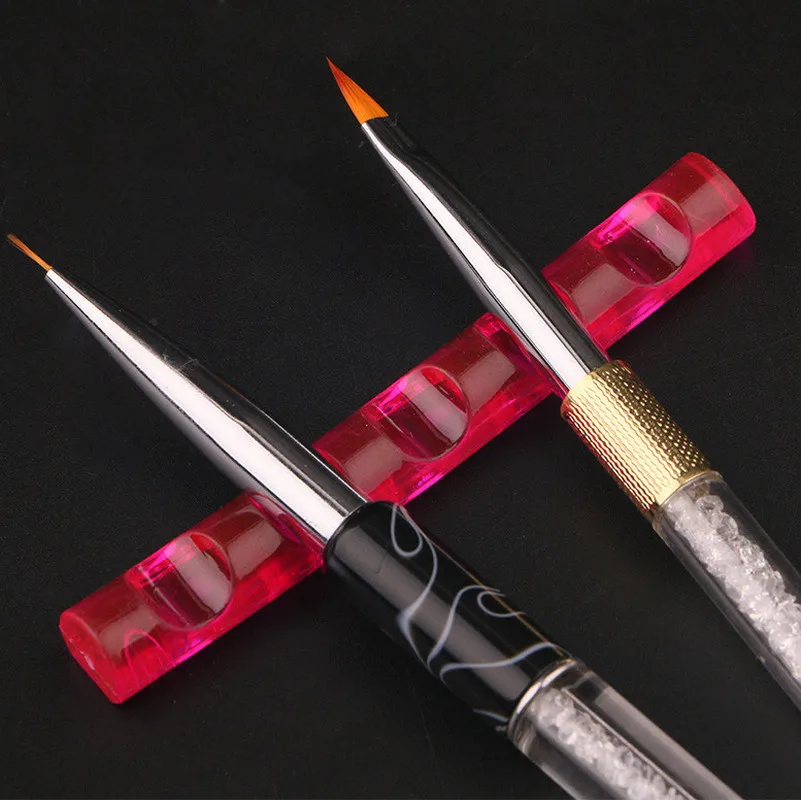 5 решеток акриловая ясная стойка для кистей ногтей Полка рисования держатель