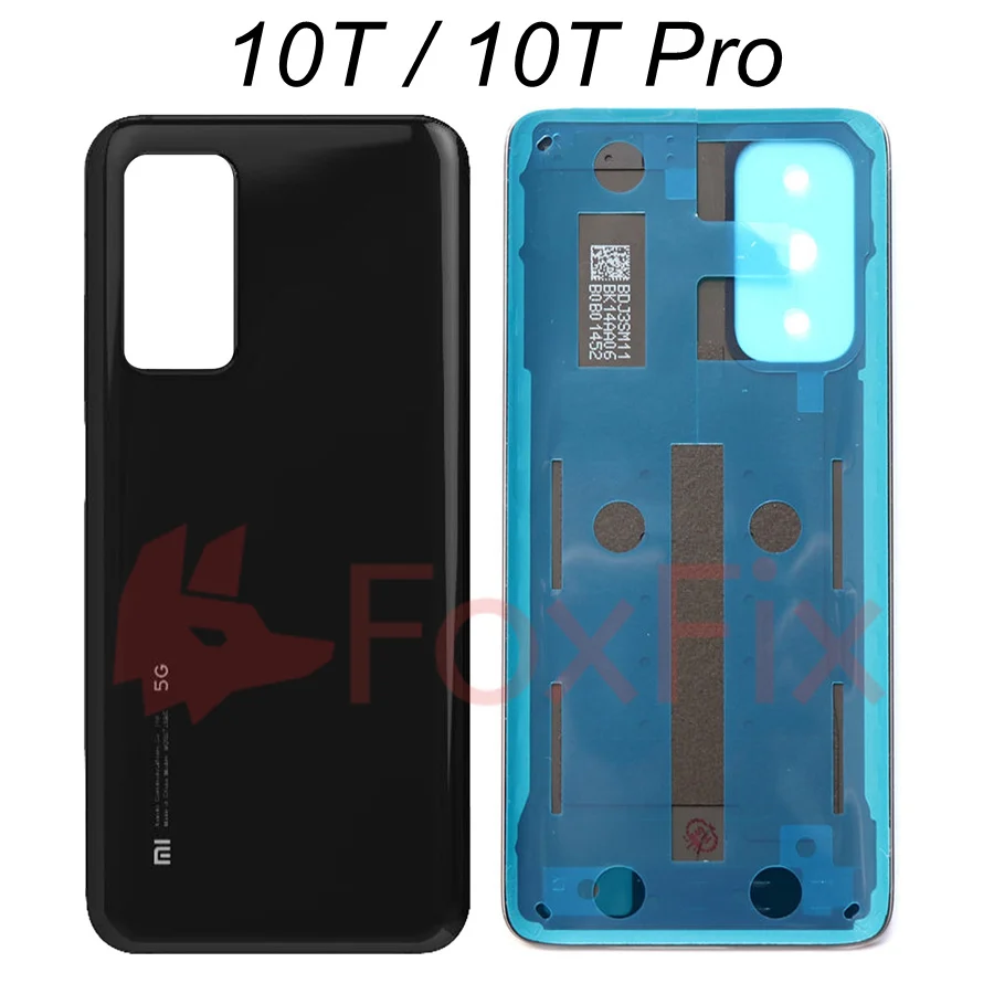 Задняя крышка батарейного отсека для Xiaomi Mi 10T Lite Pro стеклянный корпус чехол
