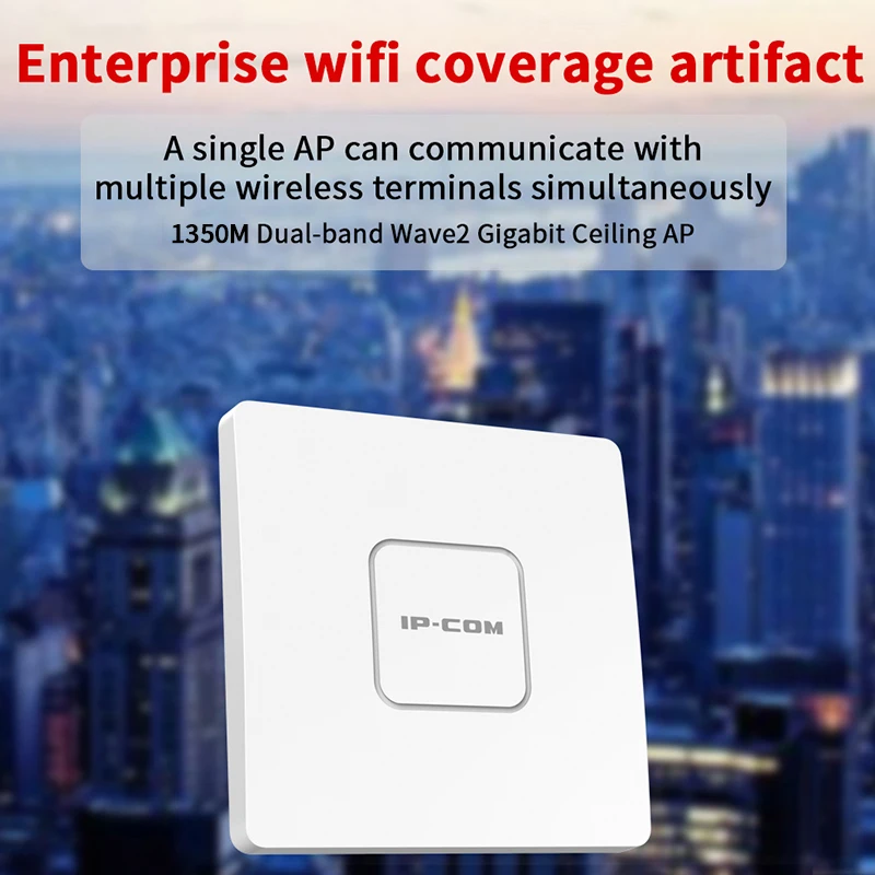 IP COM W64AP 11ac 1350M Wave 2 внутреннее потолочное крепление беспроводная точка доступа