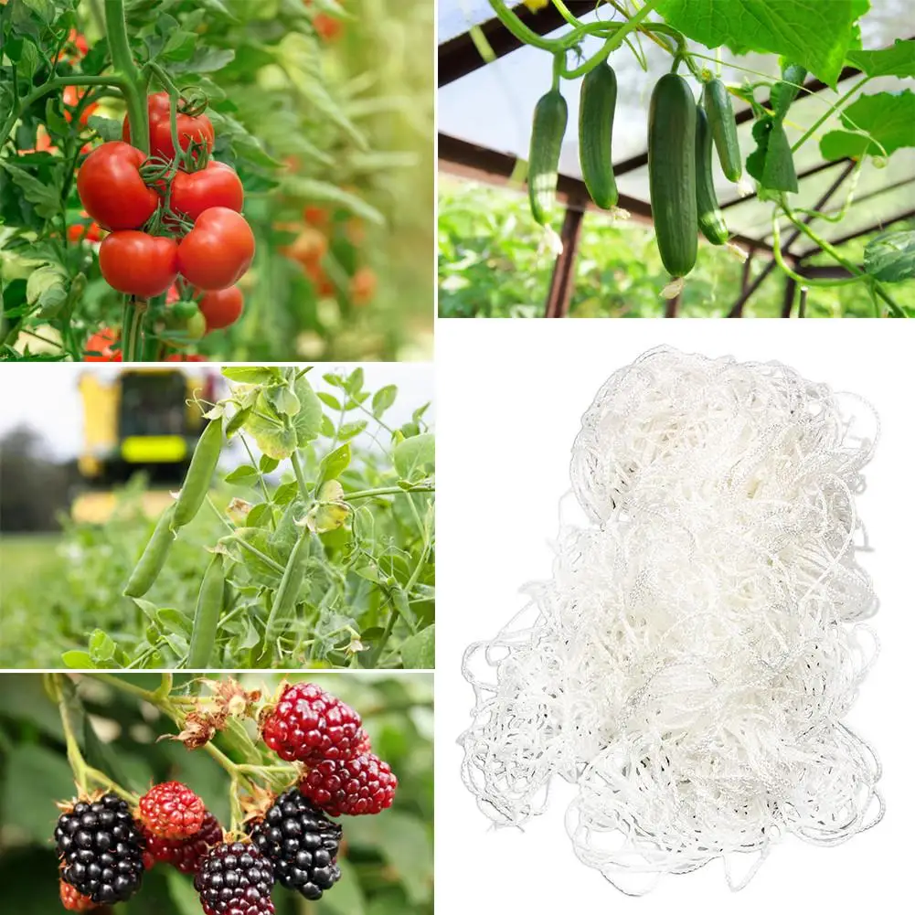 

1.7x20m Plant Trellis Netting Plant Climbing Net Woven Polyester Plant Support Vine Climbing Hydroponics Garden Net