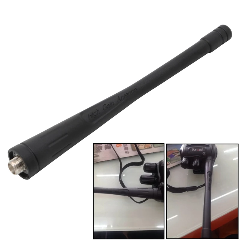 

Dual Band High Gain SMA Female Antenna For BAOFENG UV5R UV5RA Two Way Radios Flexible Whip Handheld Antenna 144/430Mhz
