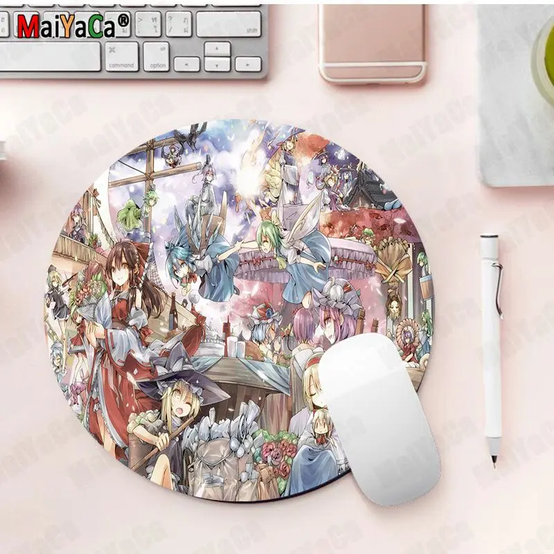 

Touhou Project Anime Natural Rubber Gaming mousepad Desk Mat computer desk mat for gaming