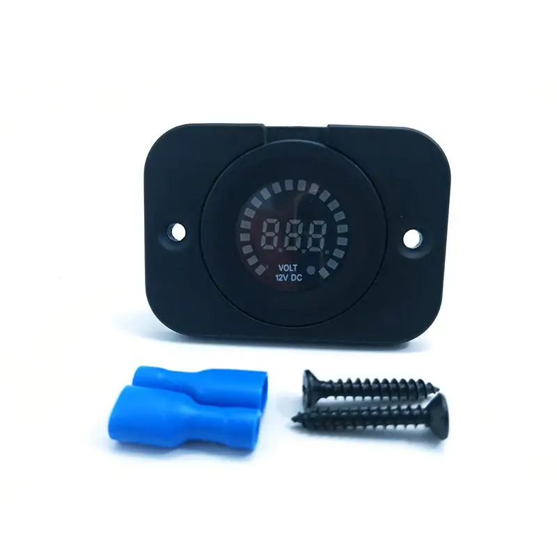 Горячая новинка DC 12 в-24 в Светодиодная панель Цифровой измеритель напряжения