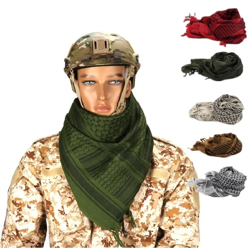 Мужской женский походный шарф бандана армейский Военный ветрозащитный шейный