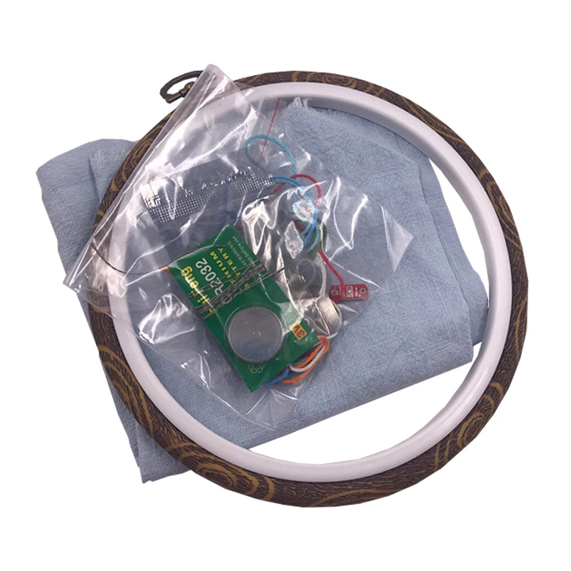 Лампа ручной работы посылка материал для электронной вышивки милый подарок