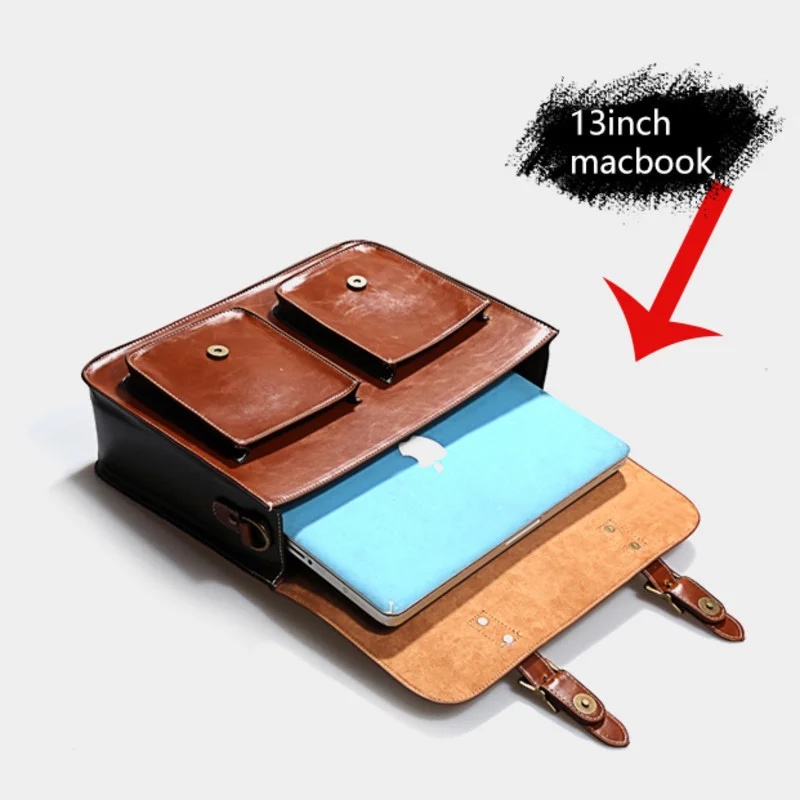 Женская сумка через плечо Volasss из натуральной кожи в британском стиле