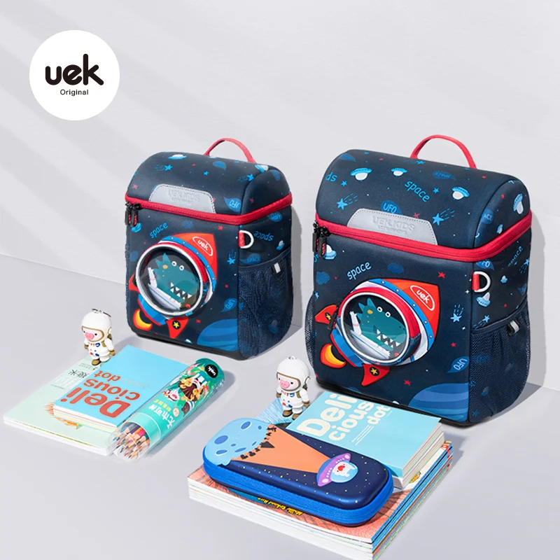 Uek Kids Interplanetary Backpack Todd Bag Princess School Book Kindergarten Boys And Girls outdoor travel Cartoon Pre Schoo | Канцтовары