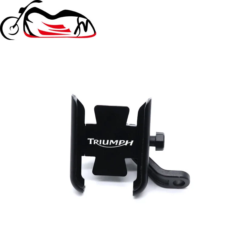

For Triumph 1050 T955 Street Triple 675 Tiger 800 Motorcycle CNC Handlebar Rearview Mirror Mobile Phone Holder GPS stand bracket