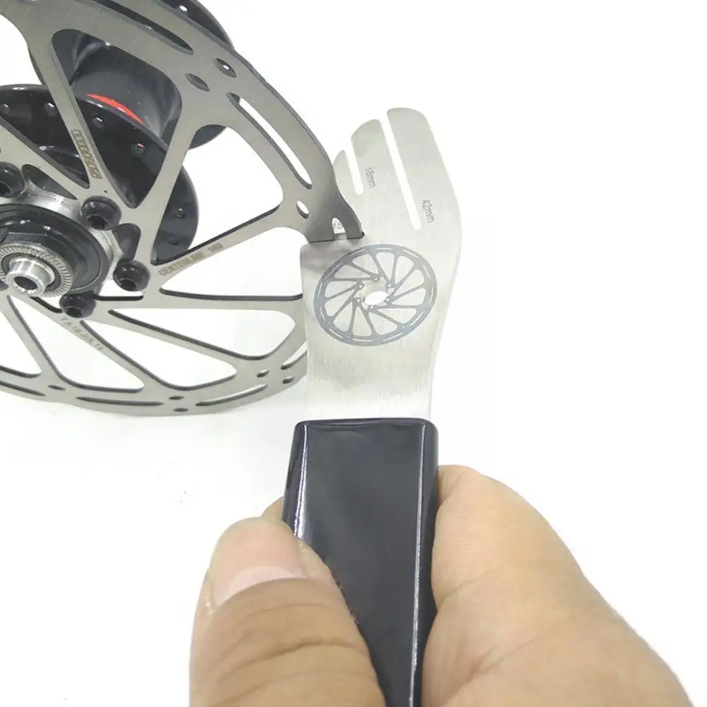 

Outdoor Bike Accessories Bicycle Service Wrench Disc Alignment Durable Tool Steel Truing Brake Rotor Adjustment Wrench Q3K1