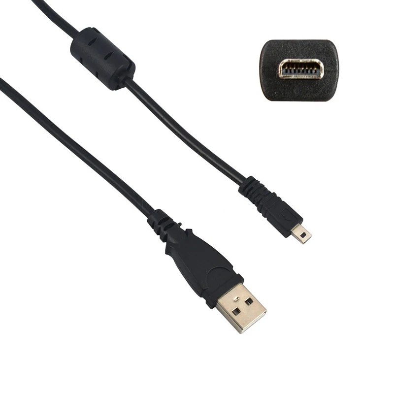 1.5M 8Pin USB Data Cable Camera Charging Sync Transfer Cables Cord Wire 8 pin for Nikon Olympus Fuji Sony hot sale cable | Электроника