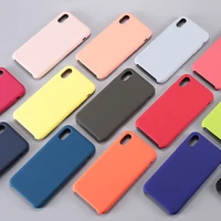 luxury original silicone phone case for iphone 12 pro max 12mini for apple iphone 11 case 11 pro x xs max se2 xr 5 7 8 6 6s plus