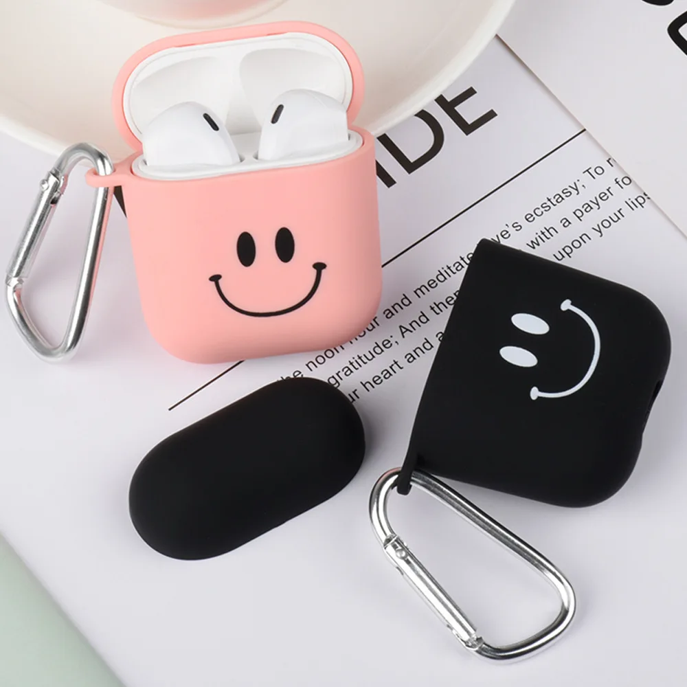 Модный чехол с милым сердцем для пар Airpods Жесткий Чехол беспроводных Bluetooth