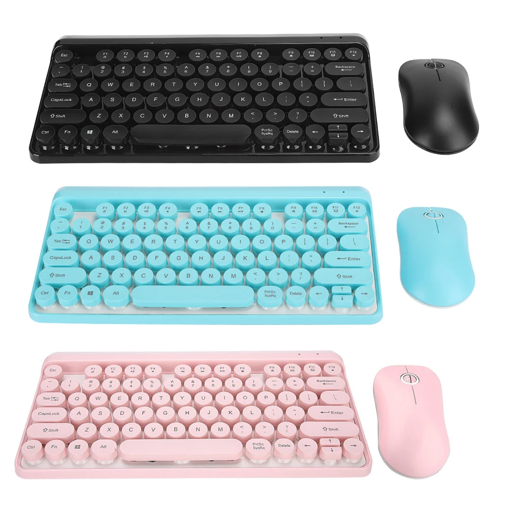 

HXSJ L100 2.4G Wireless Multimedia Waterproof Keyboard with Hanging Button and Wireless Mouse Set Keyboard Mouse Set Waterproof