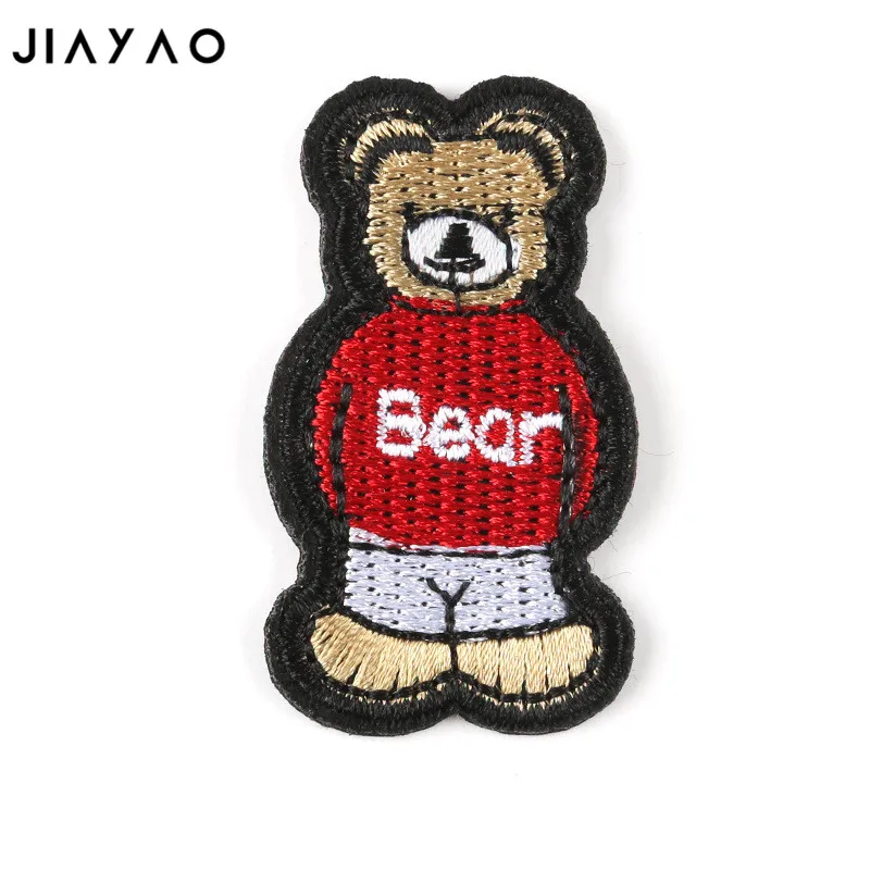 Вышитые патч и яркие с мультяшными вставками заплатка &quotмедведь&quot паста