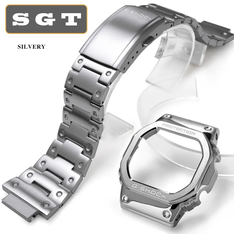 DW5600 GW M5610 ремешок для часов и корпус из нержавеющей стали высокого качества 316L