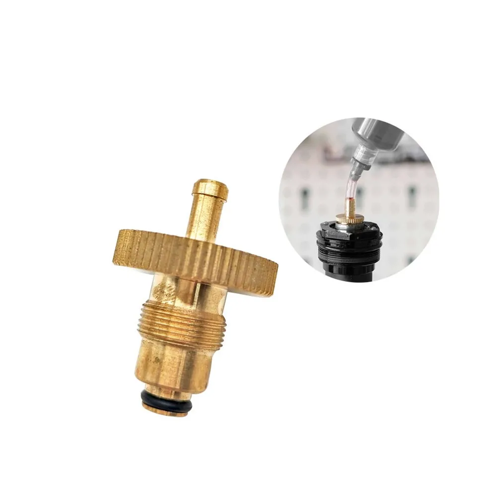 

Bike Front Fork Bleed Fitting Connector For Rockshox Charger Damper 33 Grams Copper Front Fork Bleed Fitting Bicicleta