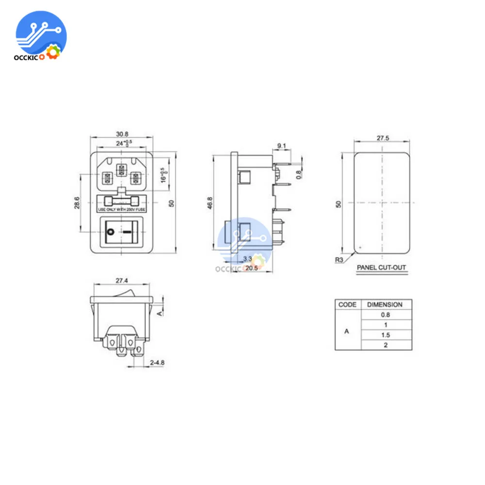 Аксессуары для 3d-принтера/запчасти Makerbot Ultimaker 3 в 1 блок питания предохранителя |