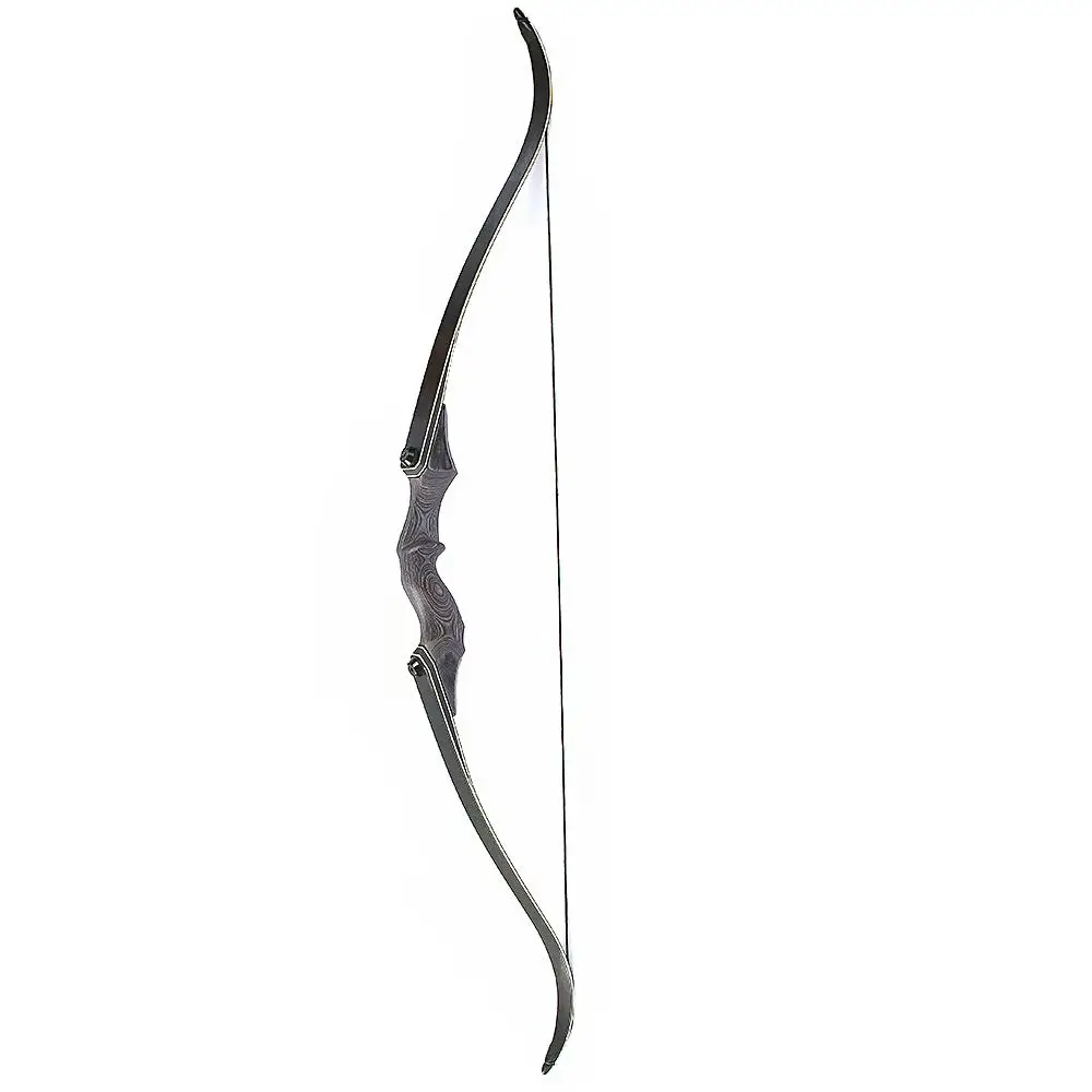 

60 inches American Recurve Bow 30-60 LBS with 15 inches Riser for Right/Left Hand User Archery Bow Hunting Shooting