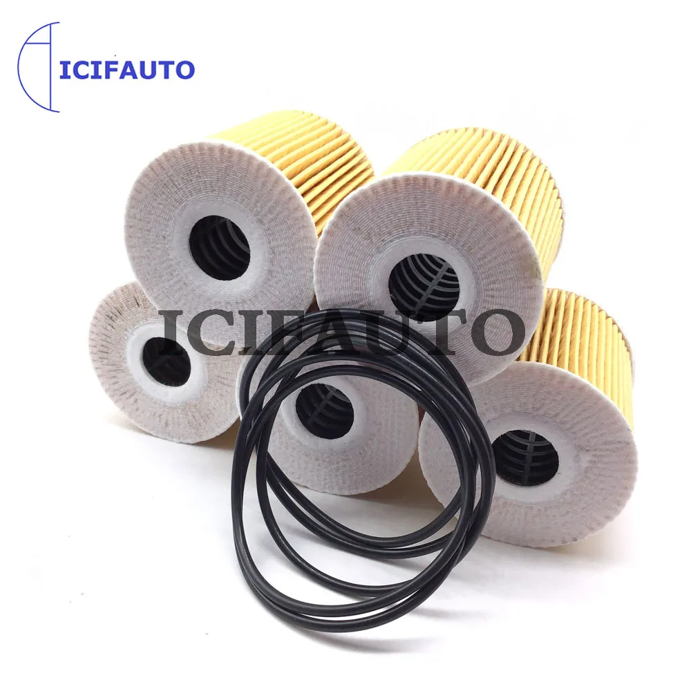 5X масляные фильтры двигателя для Volvo S40 S60 C70 XC70 XC90 V70 V40 1275810 12758116 12758100 12758108