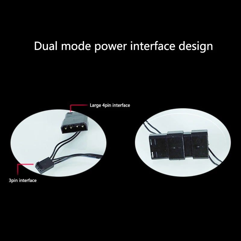 Чехол для вентилятора 120 мм кулер компьютера с регулируемой яркостью красный