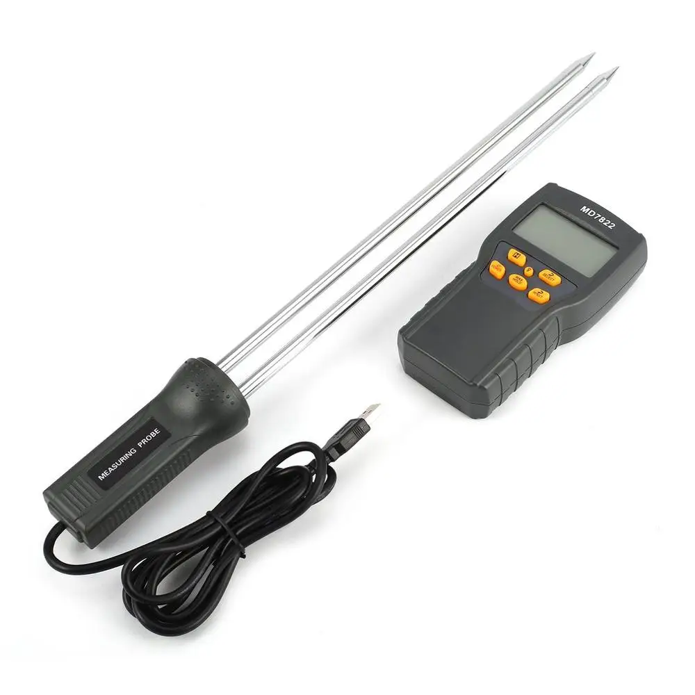 Цифровой анализатор влажности зерна MD7822 термометр гигрометр детектор